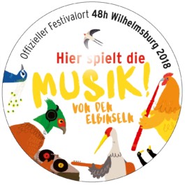 Aufkleber 48h Wilhelmsburg