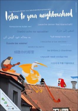 Kick-Off Plakat für den Illustrative Branding Kampagnenstart