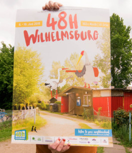 Poster für 48h Wilhelmsburg