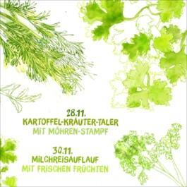 Food Illustration Kräuter von Sarah Roloff 