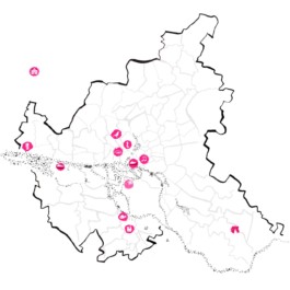 Handgezeichnete Hamburg Karte