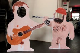 Illustrierter Fotoaufsteller