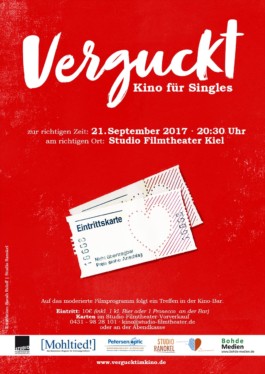 Illustriertes Veranstaltungsplakat für Verguckt