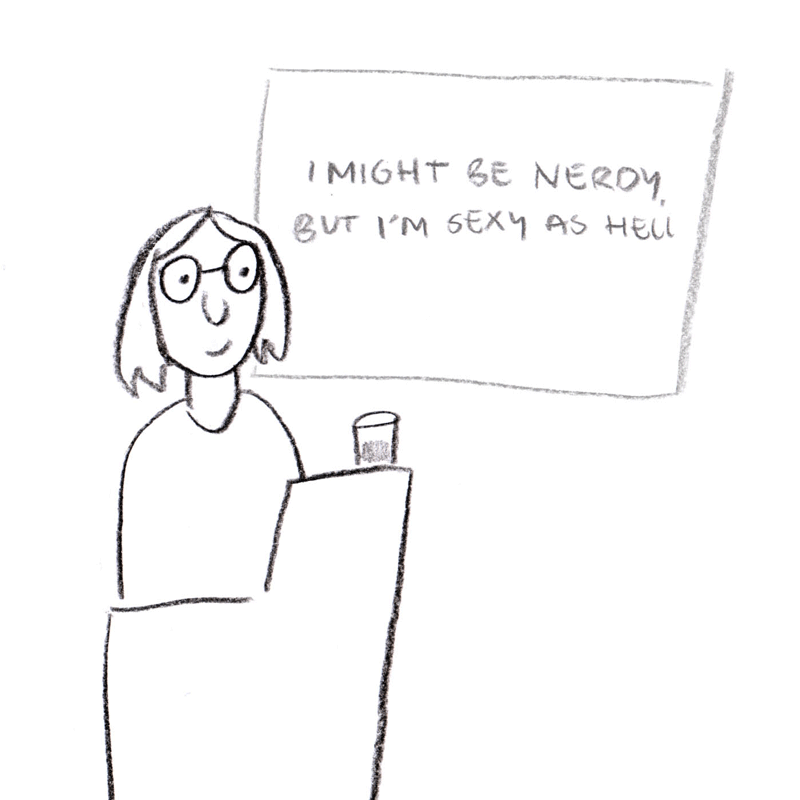 Designtalk von Sarah Roloff über feministischen illustrierten Pin-Up-Kalender 